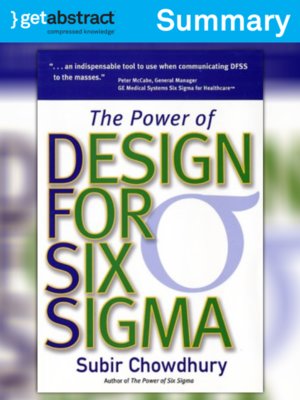 cover image of The Power of Design for Six Sigma (Summary)